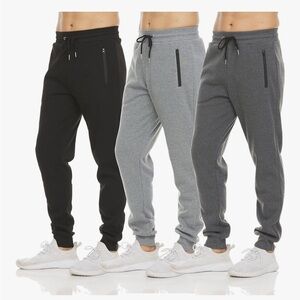 Men's Stylish Jogger Sweatpants - Black, Gray, Dark Gray. C1